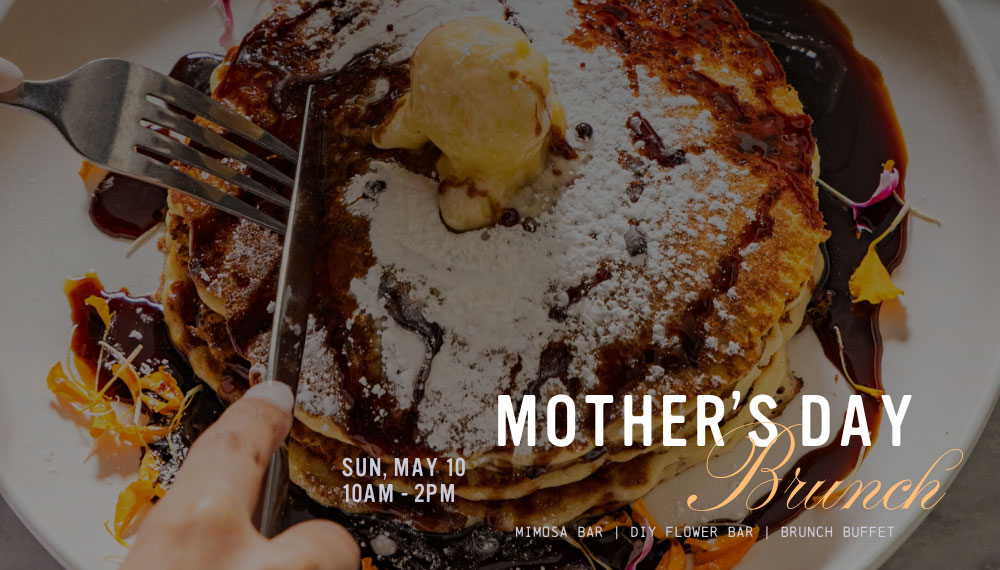 Mother's Day Brunch at Hartley Flyer with picture of pancakes