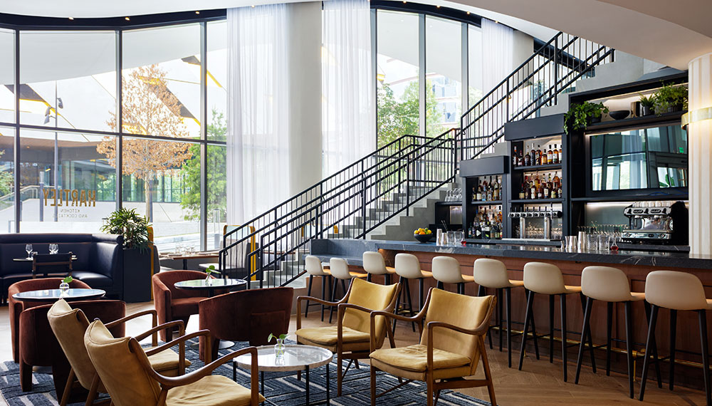 Interior of Kimpton Shane bar area