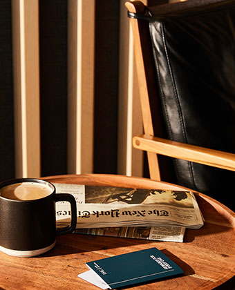 coffee & newspaper