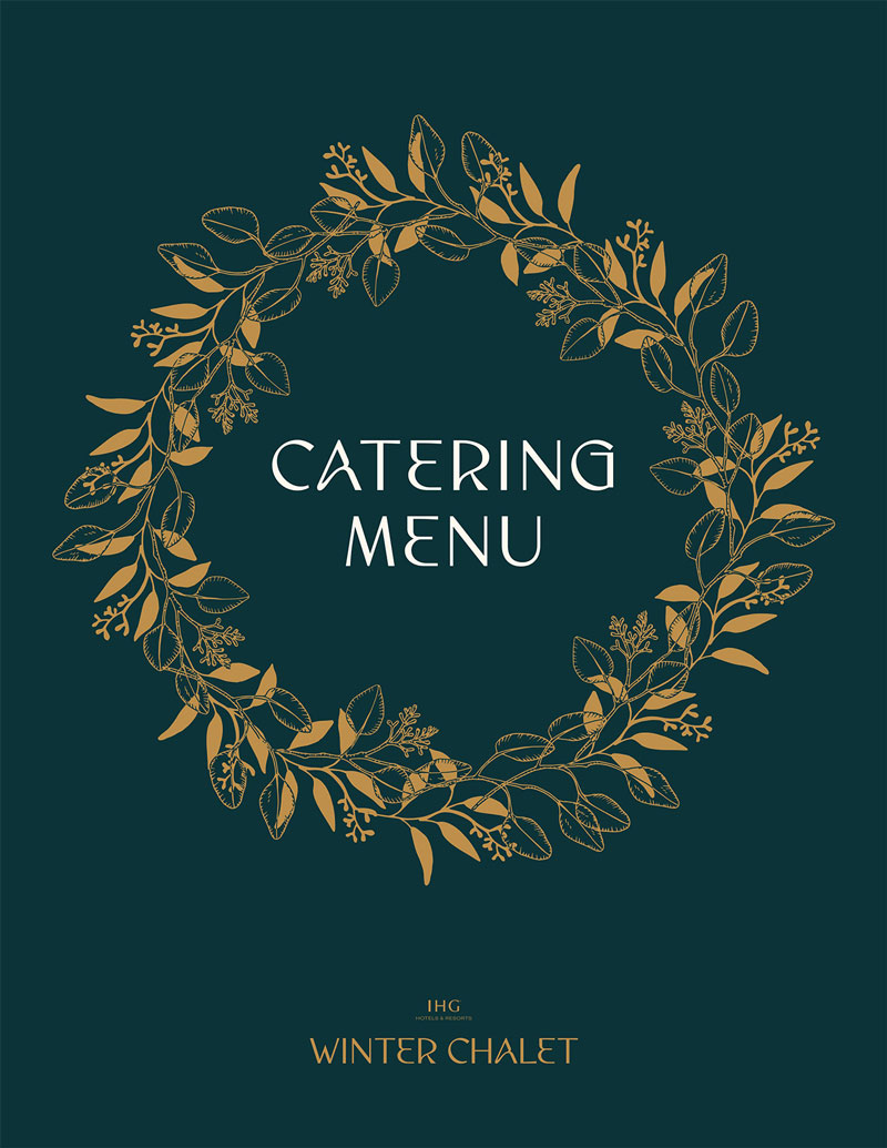 Winter Chalet 2024 Catering Menu